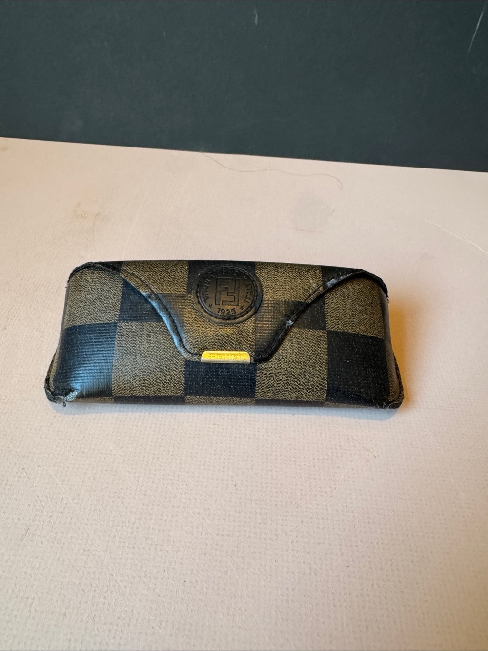 Vintage Fendi Occhiali Roma Italia eyewear case